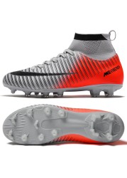 Indoor Soccer Shoes Men Sneakers Soccer Boots Turf Soccer Shoes Kids Soccer Cleats AG/FG Spikes Training Sport Futsal Shoes