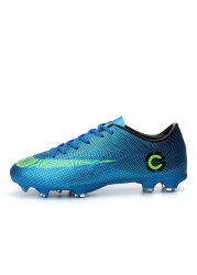 Indoor Soccer Shoes Men Sneakers Soccer Boots Turf Soccer Shoes Kids Soccer Cleats AG/FG Spikes Training Sport Futsal Shoes