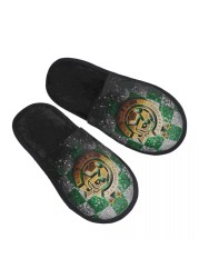 Maccabi Haifa Fc Women and Men Fluffy Slipper Soft Plush Warm Home Shoes Anti-slip Cozy Plush