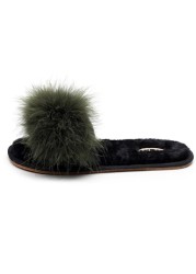 Vauekey - Home Faux Fur Slippers Flat Women Shoes Spring Summer Winter 2020 Free Delivery