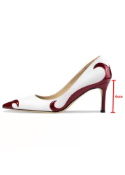 Rimocy Women's Pumps 2022 Spring Autumn Fashion Mix Color High Heels Pumps Women Sexy Pointed Toe Stiletto Heeled Party Shoes