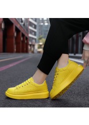 2022 Fashion Women Sneakers Vulcanized Shoes Lover Lace-up Casual Shoes Orange Basket Shoes Breathable Walking Sewing Men Flats