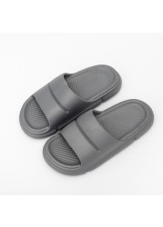 2022 home slippers men women thick platform bathroom beach eva soft sole sandal summer house non-slip flat shoes