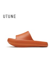 UTUNE Yoga Sandal Slides Negative Heel Women Leg Shoes Slimming Weight Loss Ergonomics Sandals For Flat Feet Couple EVA