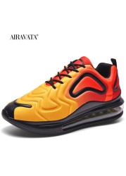 Designer Air Cushion Sneakers Women Fashion Gradient Color Sneakers Mens Popular Professional Damping Lovers Running Shoes