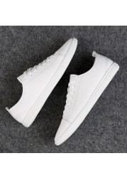 Men's Genuine Leather Casual Shoes Fashion Designers Flats Black Sneaker High Quality Minimalist Shoes For Men Vulcanized Shoes