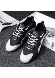 Breathable canvas shoes men's shoes comfortable lace-up loafers shoes classic trendy mixed colors flat shoes light casual shoes