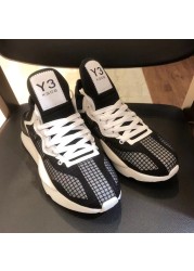 European and American fashion casual men's shoes Y3 FODSW real leather shoes KGDB Y3 sports lovers shoes running shoes