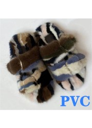 100% Genuine Mink Fur European Luxury Slippers Winter Indoor Slippers Women Slippers Women Slippers