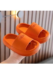 Beach Slippers Children Girls Home Shoes Summer Flip Flops Thick EVA Soft Cushion Slides Outdoor Slippers Zapatillas chausiras