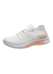 Women Flat Slip On White Shoes Woman Lightweight White Sneakers Women Summer Autumn Casual Sneakers Ladies Female Basket Shoes