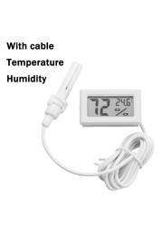 Mini Temperature Sensor Digital LCD Thermometer Hygrometer Indoor Waterproof Thermometer Meter