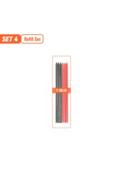 4 Modes Profile Scratch Ruler Adjustable Tool Scril Woodworking Contour Gauge With Deep Hole Pencil DIY Household Set