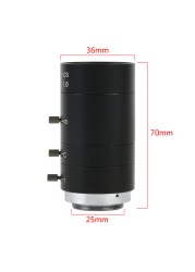 30MP 2K HDMI USB Digital Video Camera Microscope Cantilever Universal Bracket Table Stand 6-60mm Focal Length Zoom C Mount Lens