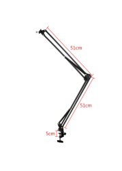 30MP 2K HDMI USB Digital Video Camera Microscope Cantilever Universal Bracket Table Stand 6-60mm Focal Length Zoom C Mount Lens