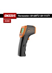 Digital Infrared Thermometer C/F Non Contact Thermometer GM320 Industrial Digital Infrared -50~380/-50~600 Degree