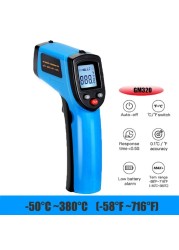 Infrared Thermometer C/F Non-Contact Thermometer GM320 Industrial Digital IR Thermometer -50~380/-50~600℃°C