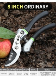 AIRAJ pruner, garden edge pruning shears, bypassed pruning shears, garden shears, plant shears, garden cutter