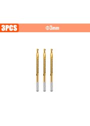 3/4/5/6pcs Cobalt Drill Bit Spiral Screw Metric Composite Tap Drill Bits Drill Polishing Woodworking HSS Twist Drilling Tools