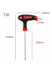 T-shaped hex screwdriver, wrench tool, T10/15/20/25/30/40