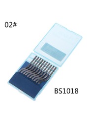 10pcs Rapid Steel Rotary Blade BS1010 BS1018 BK3010 Blade Plastic Copper Aluminum Corner Crack Deburring Trimming Tools M07 22