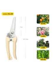 Durable Garden Pruning Shears Fruit Collection Shear Fruit Branch Shears Orchard Hand Tools Bonsai Sharp Shears Gardening Shears