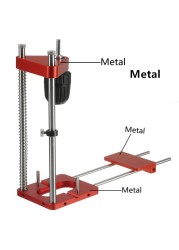 Woodworking Drill Locator Hole Drilling Labor-saving Labor-saving Steel Drill Guide Precision Ruler Tool for Home Fixtures