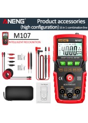 ANENG M107 Mini Digital Multimeter 4000 count Auto tester digital multimeter profesional testeur electrique multimeter test