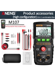 ANENG M107 Mini Digital Multimeter 4000 count Auto tester digital multimetre profesional testeur electrique multímetro test