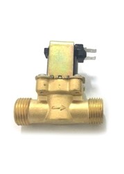 Brass G1/2'' Thread Pressurized Electric Solenoid Valve DC12/24V AC220V Normally Closed Suitable For Durable Water Heater
