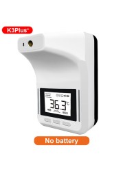 K3 Pro K3X Wall Mounted Infrared Termometro LCD Display Handsfree Digital Forehead Heat Gun for Restaurant Factory Office