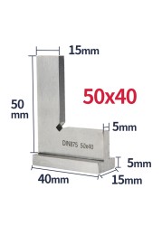 90 Degree Flat Edge Square Carpenter Square White Try Square Angle Square L-shaped Carpenter Ruler Marking Carpenter Scale