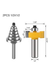 1 مجموعة ، شحن مجاني نك النجارة راوتر بت ، الانتهازي قاطعة المطحنة ، 2 حواف مستقيم بت مع محامل قابل للتعديل