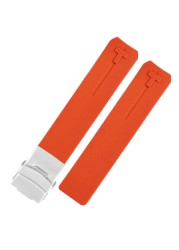 Silicone Watchband 20mm 21mm Sport For Tissot Touch T013 T047 Rubber Strap T-Sport Watchband Waterproof T013420A T047420A T33