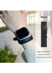 Kebitt Newest High Quality Double Round Band for Apple Watch Series 7 6 Se 5 4 3 2 1 Iwatch Strap Fashion Men Women 14mm Width