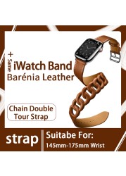 Kebitt Newest High Quality Double Round Band for Apple Watch Series 7 6 Se 5 4 3 2 1 Iwatch Strap Fashion Men Women 14mm Width