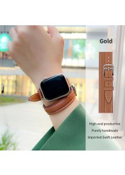 Kebitt Newest High Quality Double Round Band for Apple Watch Series 7 6 Se 5 4 3 2 1 Iwatch Strap Fashion Men Women 14mm Width