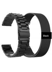 18mm 20mm 22mm Strap for Garmin Vivoactive 3 4 4s Smart Watch Band Stainless Steel Metal Strap for Garmin Venu SQ 2 Music Transfer 3