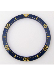 33.7mm*27.5mm*0.8mm Flat Ceramic Black Blue Green Clock Bezel Insert Fit MOD Skx013 Model High Quality Parts