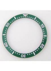 33.7mm*27.5mm*0.8mm Flat Ceramic Black Blue Green Clock Bezel Insert Fit MOD Skx013 Model High Quality Parts