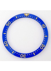 33.7mm*27.5mm*0.8mm Flat Ceramic Black Blue Green Clock Bezel Insert Fit MOD Skx013 Model High Quality Parts