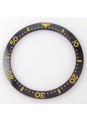 33.7mm*27.5mm*0.8mm Flat Ceramic Black Blue Green Clock Bezel Insert Fit MOD Skx013 Model High Quality Parts