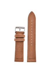 BEAFIRY Watch Band 18mm 20mm 22mm Suede Leather Calfskin Strap Watchband For Huawei Fossil Men Women Brown Black Gray White Blue