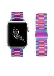 Metal Strap for Apple Watch 7 6 5 4 SE Band 40mm 44mm Metal Replacement Strap for iwatch 3 42mm 38mm Metal Stainless Steel Strap