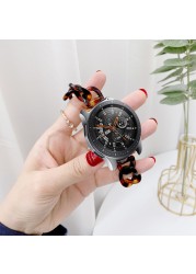 Women Watchband 22mm Strap for Sansong Galaxy Watch 3 45mm Series Resin Strap for Sansong Galaxy Watch 46mm Transparent Bracelet