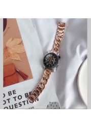 Women Watchband 22mm Strap for Sansong Galaxy Watch 3 45mm Series Resin Strap for Sansong Galaxy Watch 46mm Transparent Bracelet