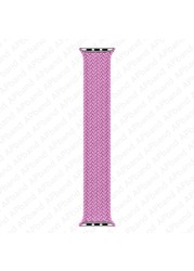 Strap for Apple Watch Band 45mm 41mm 44mm 40mm 42mm 38mm 1:1 Formal Nylon Braided Solo Loop Bracelet iWatch Series 3 4 5 SE 6 7