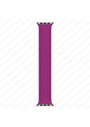 Strap for Apple Watch Band 45mm 41mm 44mm 40mm 42mm 38mm 1:1 Formal Nylon Braided Solo Loop Bracelet iWatch Series 3 4 5 SE 6 7