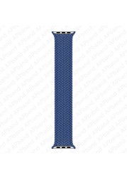 Strap for Apple Watch Band 45mm 41mm 44mm 40mm 42mm 38mm 1:1 Formal Nylon Braided Solo Loop Bracelet iWatch Series 3 4 5 SE 6 7