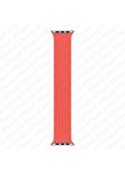 Strap for Apple Watch Band 45mm 41mm 44mm 40mm 42mm 38mm 1:1 Formal Nylon Braided Solo Loop Bracelet iWatch Series 3 4 5 SE 6 7